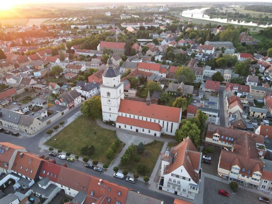 Ferienwohnung Boerdeblick Barby Bagian luar foto